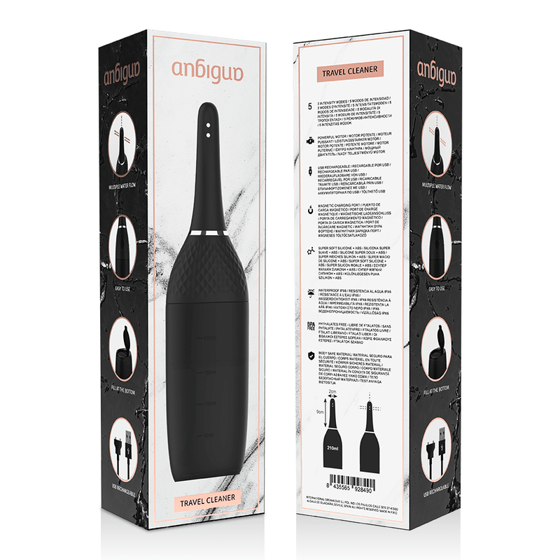 ANBIGUO - ULTIMATE AUTOMATIC ANAL CLEANER 5 INTENSITIES - Kink&Play