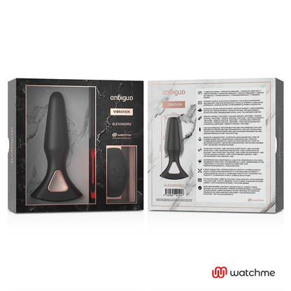 ANBIGUO - WATCHME REMOTE CONTROL VIBRATOR ANAL PLUG ALEXANDRU - Kink&Play