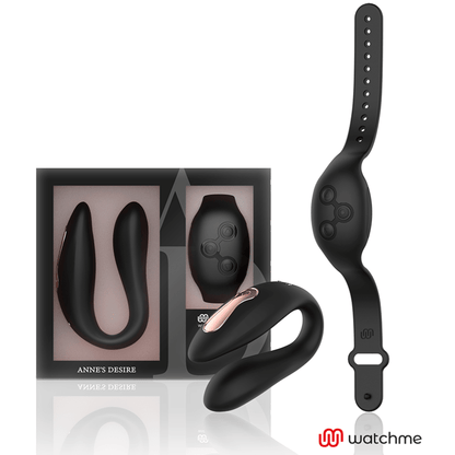 ANNE'S DESIRE - DUAL PLEASURE TECNOLOG A WATCHME BLACK - Kink&Play