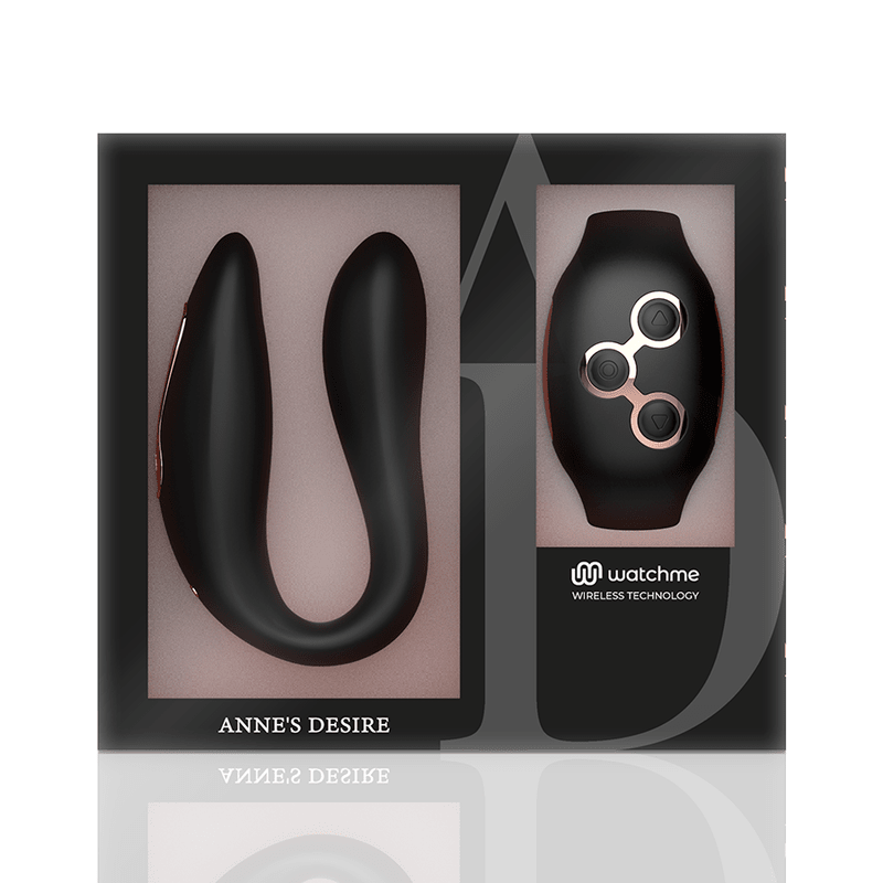 ANNE'S DESIRE - DUAL PLEASURE TECNOLOG A WATCHME BLACK/GOLD - Kink&Play