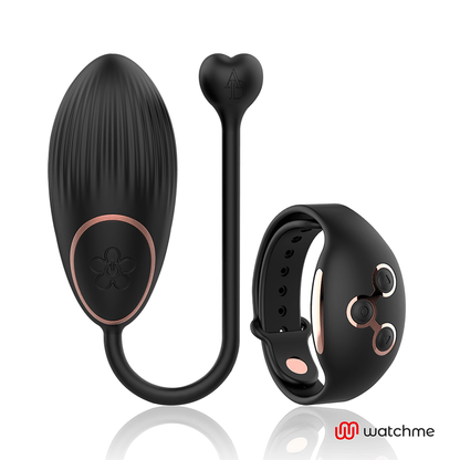 ANNE'S DESIRE - EGG REMOTE CONTROL TECHNOLOGY WATCHME BLACK/GOLD - Kink&Play