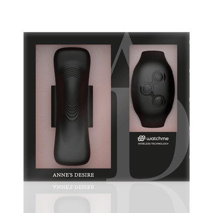 ANNE'S DESIRE - PANTY PLEASURE TECNOLOG A WATCHME BLACK - Kink&Play