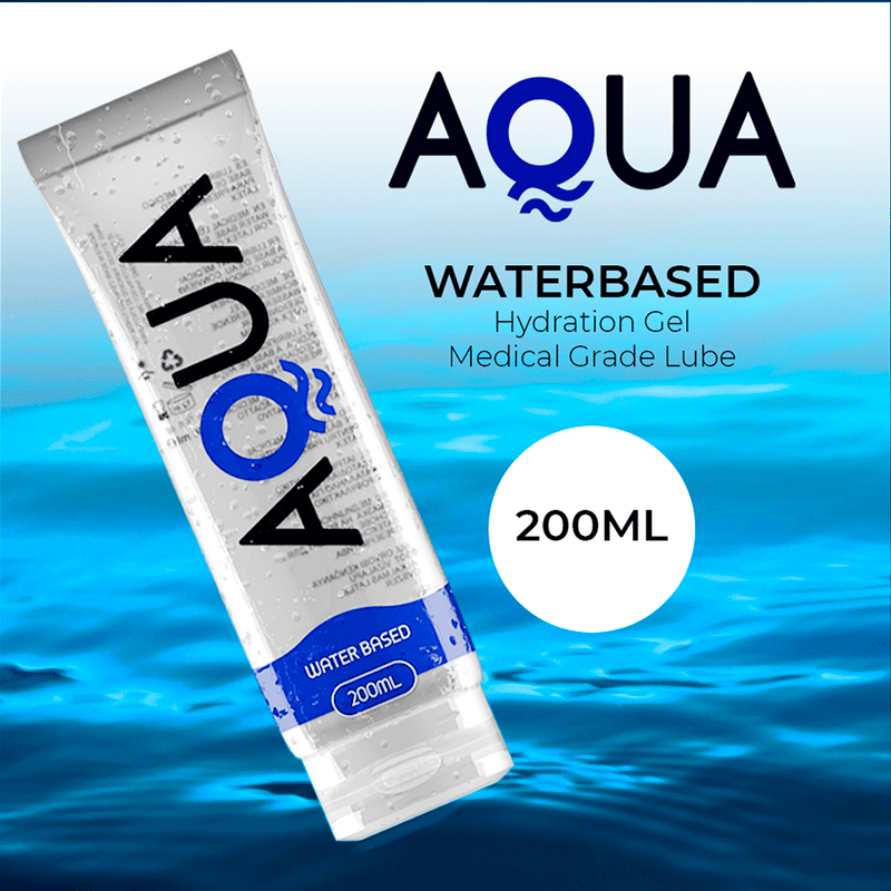 AQUA QUALITY - LUBRICANTE BASE DE AGUA 200 ML - Kink&Play