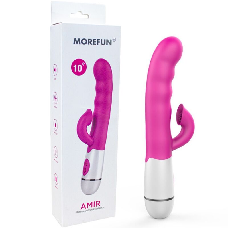 ARMONY - AMIR VIBRATOR MULTIFUNCTION WITH STIMULATING TONGUE 16 SPEEDS PINK - Kink&Play