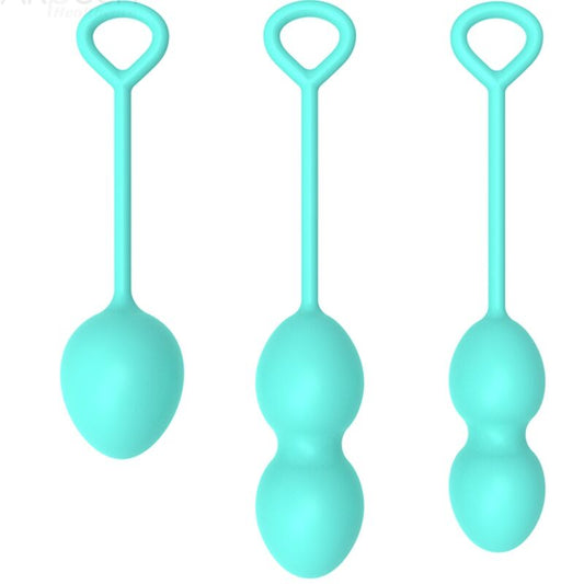 ARMONY - ANABIOSIS VAGINAL DUMBBELL 3 LEVELS GREEN - Kink&Play