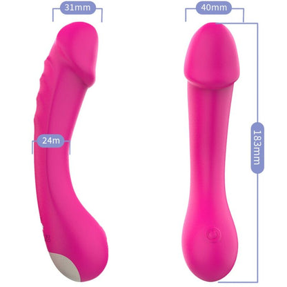 ARMONY - DILDO VIBRATOR G - SPOT SILICONE FUCHSIA - Kink&Play