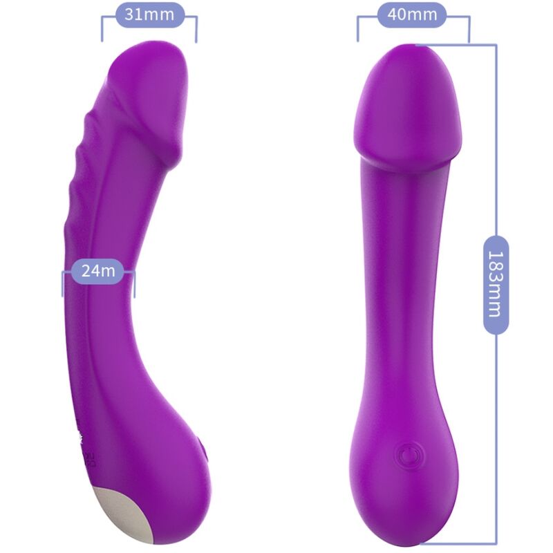 ARMONY - DILDO VIBRATOR G - SPOT SILICONE PURPLE - Kink&Play