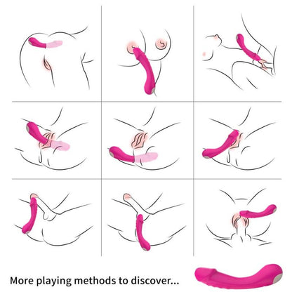 ARMONY - DILDO VIBRATOR G - SPOT SILICONE PURPLE - Kink&Play