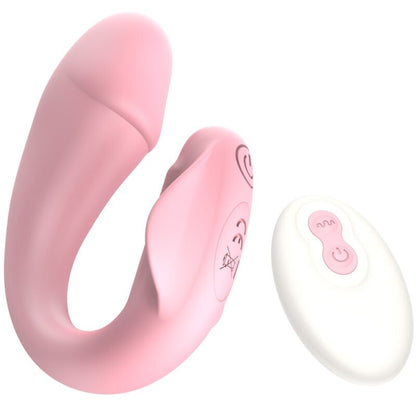 ARMONY - FRESHFUN CICI STAP - ON VIBRATOR REMOTE CONTROL AND APP 10 VIBRATIONS PINK - Kink&Play