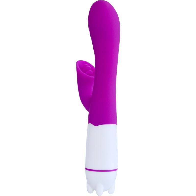 ARMONY - HAPPY VIBRATOR & STIMULATOR WITH VIOLET RECHARGEABLE TONGUE - Kink&Play