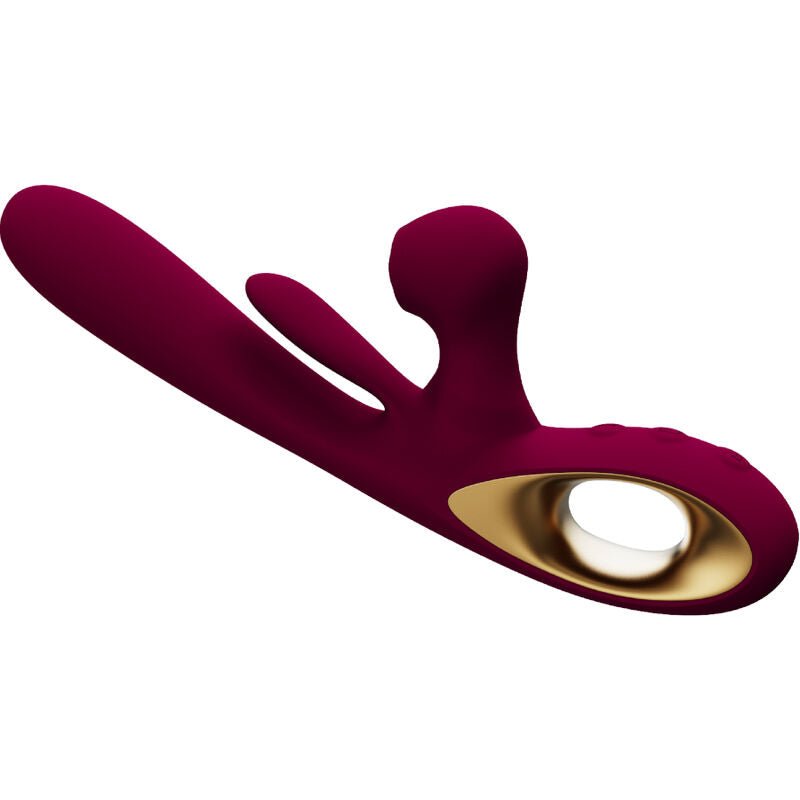 ARMONY - IMPACT SWING VIBRATOR & DUAL STIMULATOR MODEL 1 BURGUNDY - Kink&Play
