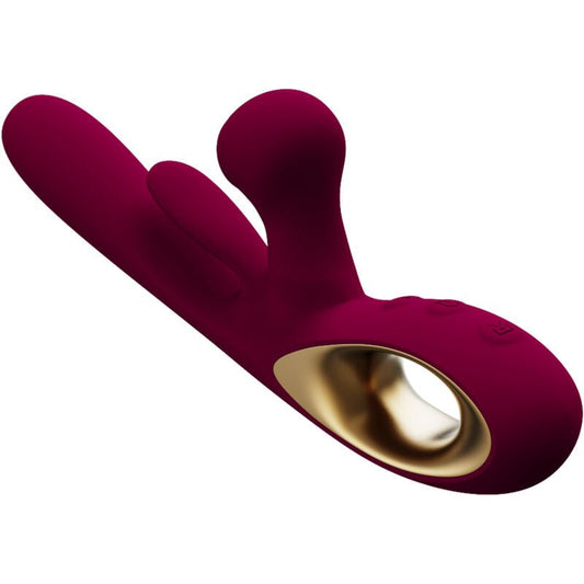 ARMONY - IMPACT SWING VIBRATOR & DUAL STIMULATOR MODEL 1 BURGUNDY - Kink&Play