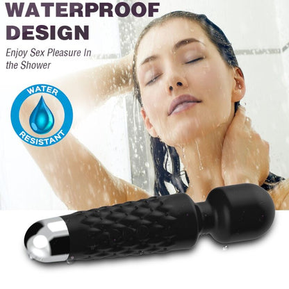 ARMONY - POSTMAN MASSAGER & VIBRATOR SUPER FLEXIBLE HEAD BLACK - Kink&Play