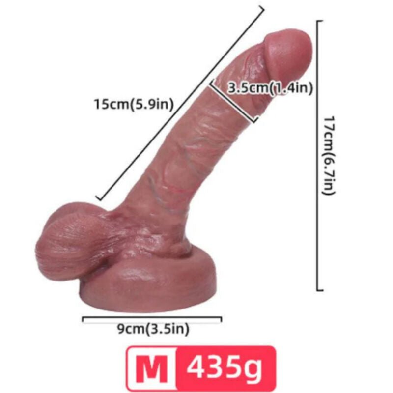 ARMONY - REALISTIC LIQUID SILICONE DILDO 15 CM - Kink&Play