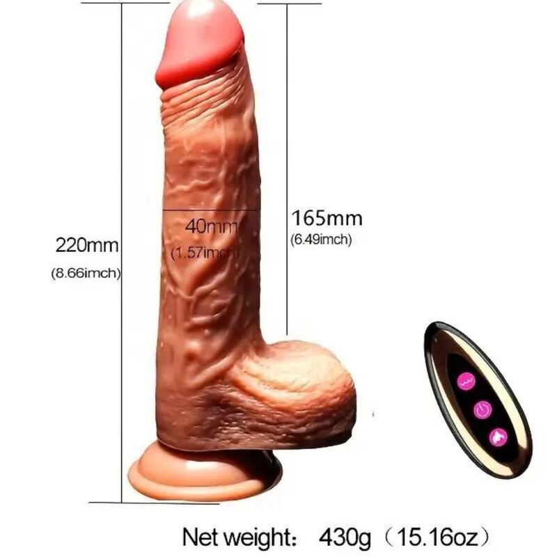 ARMONY - RECHARGEABLE VIBRATING REALISTIC DILDO - Kink&Play