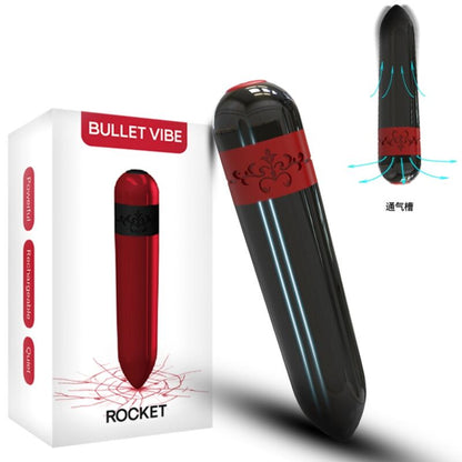 ARMONY - ROCKET VIBRATOR BULLET REMOTE CONTROL BLACK - Kink&Play