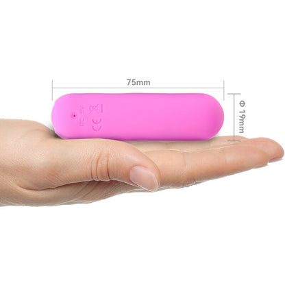 ARMONY - SPLASH HAHA VIBRATOR BULLET SILICONE 10 VIBRATIONS 75 X 19 CM PINK - Kink&Play