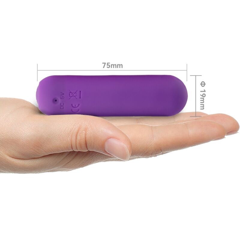ARMONY - SPLASH JOIE VIBRATOR BULLET SILICONE REMOTE CONTROL 10 VIBRATIONS 75 X 19 CM PURPLE - Kink&Play