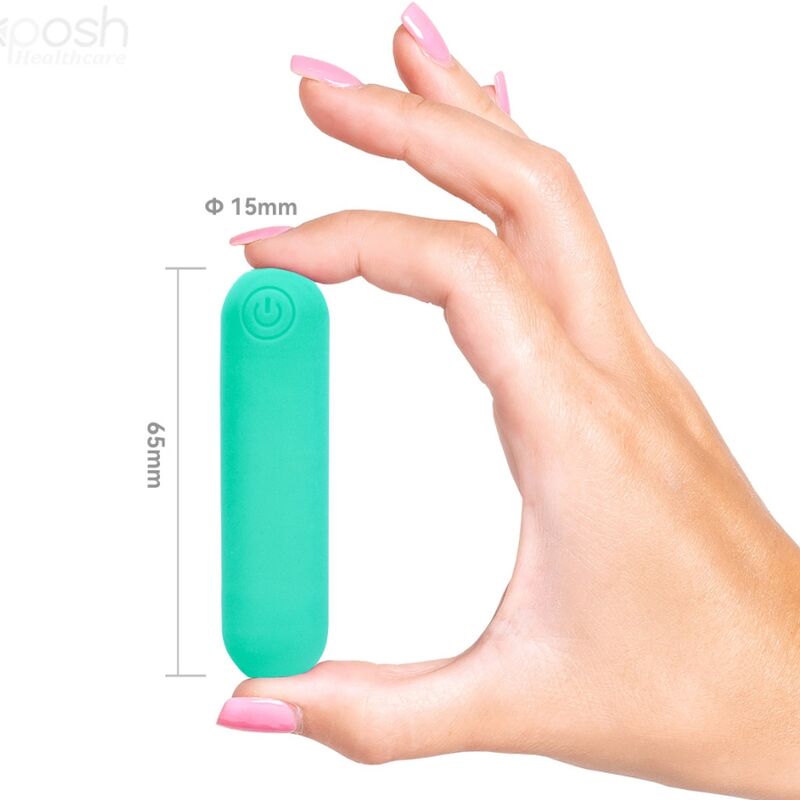 ARMONY - SPLASH JOLINE VIBRATOR BULLET SILICONE REMOTE CONTROL 10 VIBRATIONS 65 X 15 CM GREEN - Kink&Play