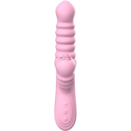 ARMONY - VIBRATOR MULTIFUNCTION WITH STIMULATING TONGUE HEAT EFFECT PINK - Kink&Play