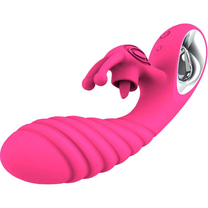 ARMONY - VICKY RABBIT VIBRATOR WITH FUCHSIA PULL RING TONGUE - Kink&Play