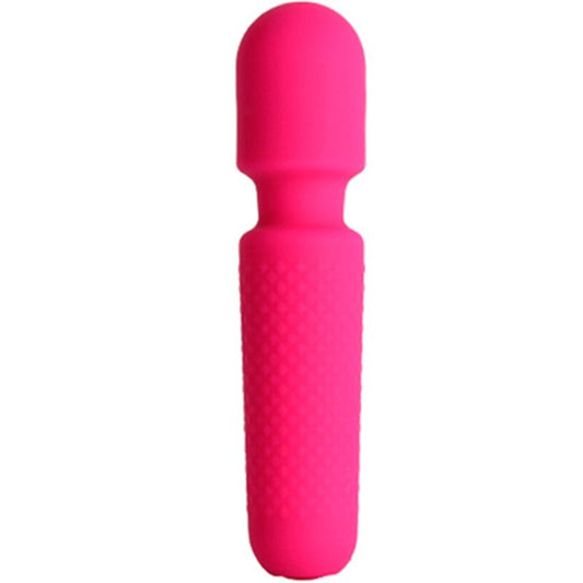 ARMONY - YOUR MAGIC MASSAGER & VIBRATOR RECHARGEABLE 10 VIBRATIONS WAND DOTS PINK - Kink&Play