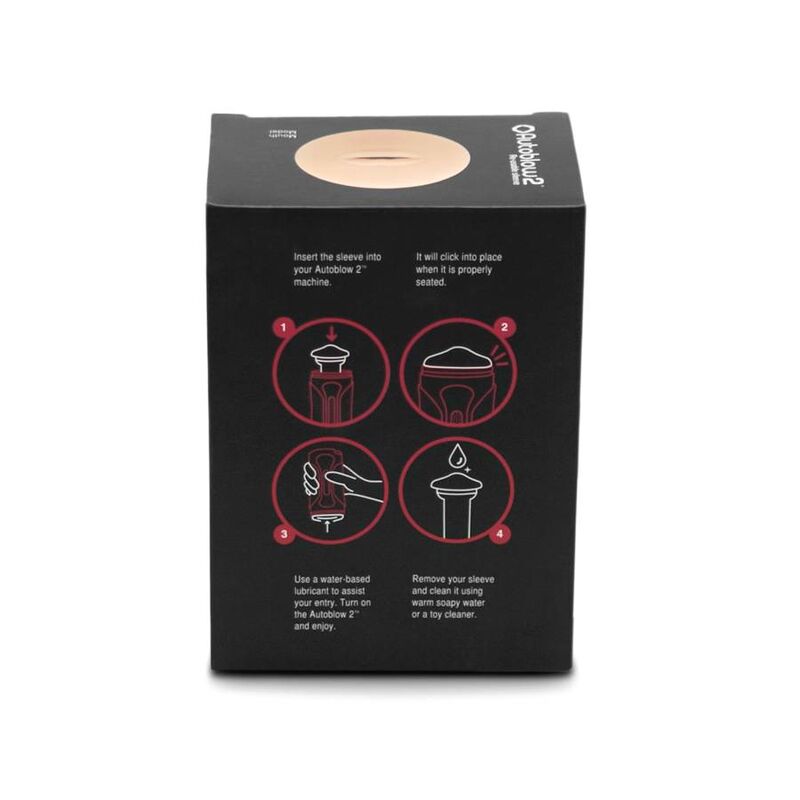 AUTOBLOW - 2+ MOUTH SLEEVE SIZE C - Kink&Play