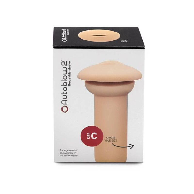 AUTOBLOW - 2+ MOUTH SLEEVE SIZE C - Kink&Play