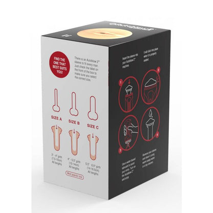 AUTOBLOW - 2+ VAGINA SLEEVE SIZE C - Kink&Play