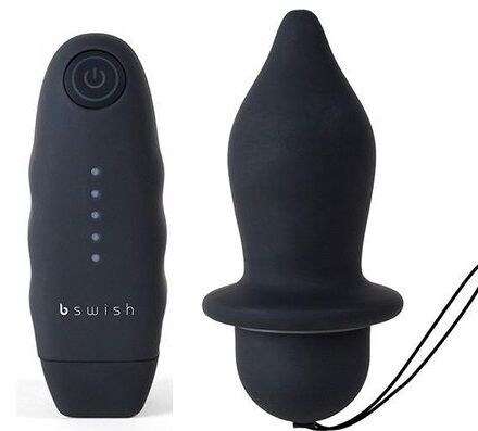 B SWISH - BFILLED CLASSIC VIBRATING PLUG BLACK - Kink&Play