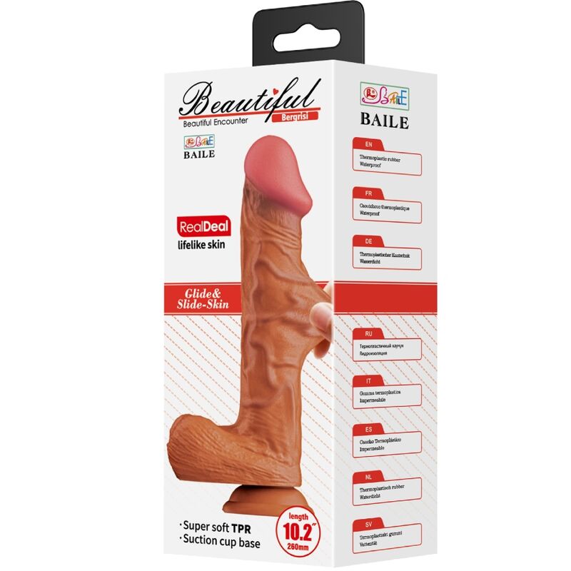 BAILE - BERGRISI REALISTIC DILDO 26 CM FLESH - Kink&Play