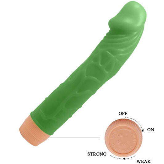 BAILE - BILL REALISTIC VIBRATOR 22.5 CM GREEN - Kink&Play