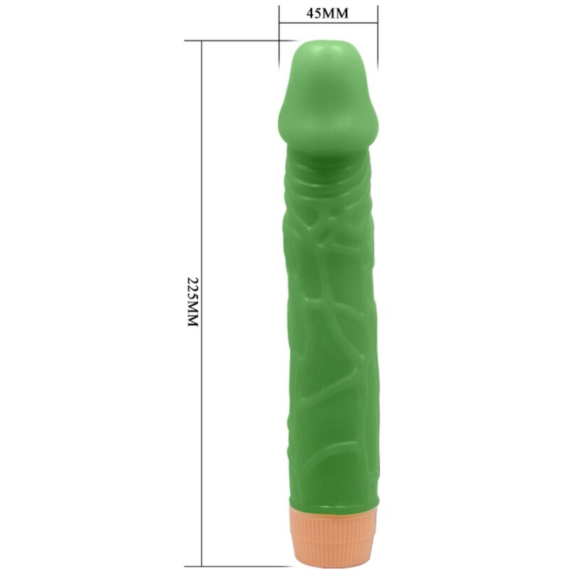 BAILE - BILL REALISTIC VIBRATOR 22.5 CM GREEN - Kink&Play