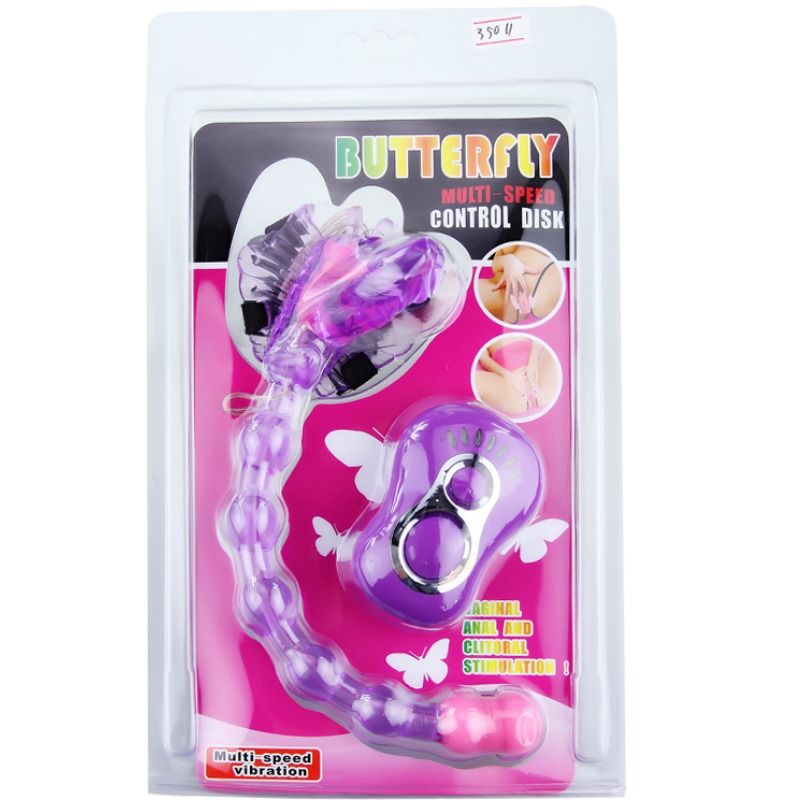 BAILE - BUTTERFLY STRAP ON LILAC - Kink&Play