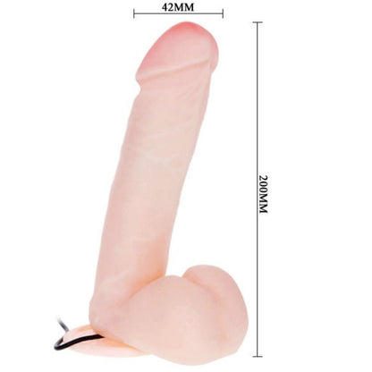 BAILE - REALISTIC DILDO WITH VIBRATION AND ROTATION 20 CM - Kink&Play
