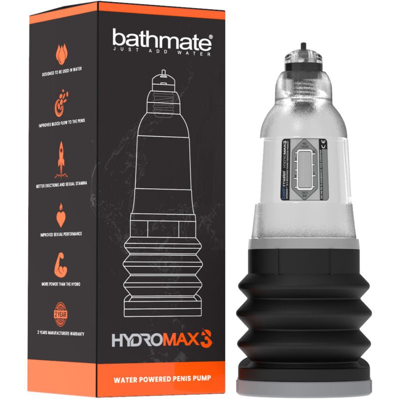 BATHMATE - HYDROMAX 3 TRANSPARENT - Kink&Play