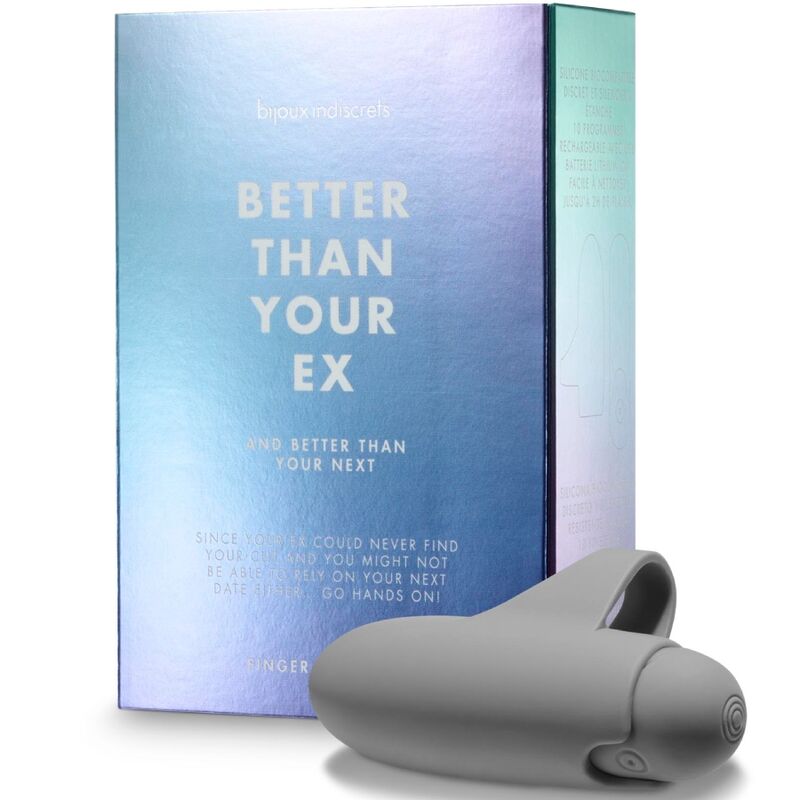 BIJOUX - BETTER THAN YOUR EX VIBRATOR BULLET 10 VIBRATIONS GREY - Kink&Play