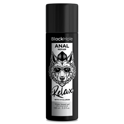 BLACK HOLE - ANAL REPAIR WATER BASED RELAX WITH HYALURON 100 ML - Kink&Play