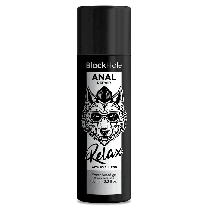 BLACK HOLE - ANAL REPAIR WATER BASED RELAX WITH HYALURON 100 ML - Kink&Play