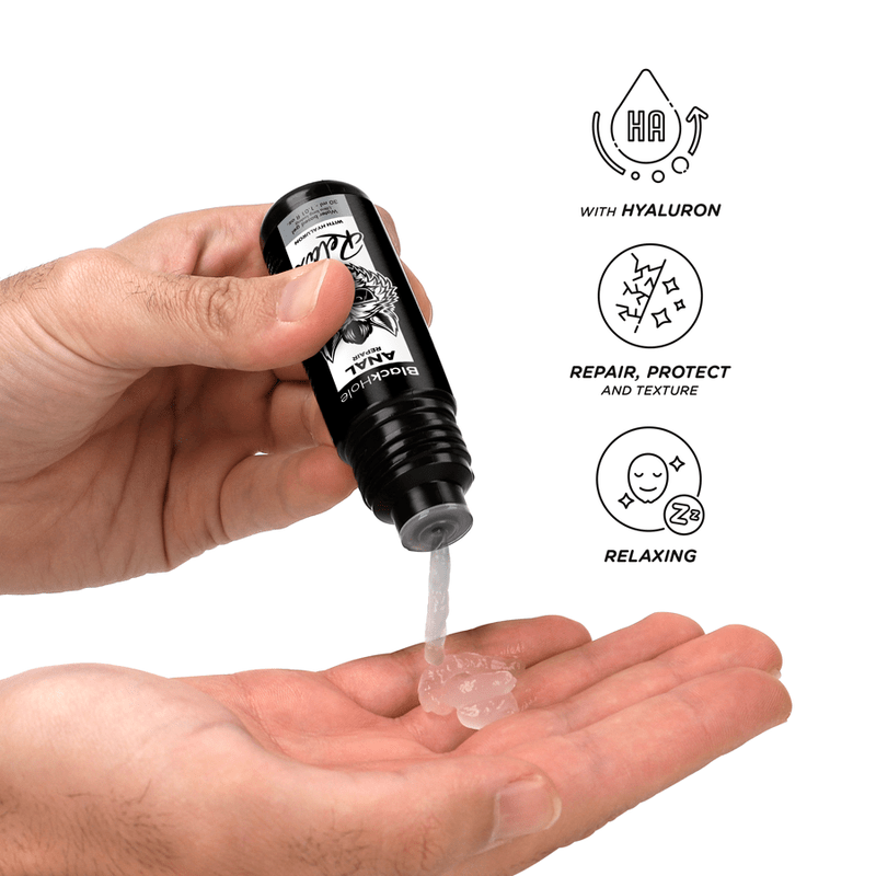 BLACK HOLE - ANAL REPAIR WATER BASED RELAX WITH HYALURON 30 ML - Kink&Play