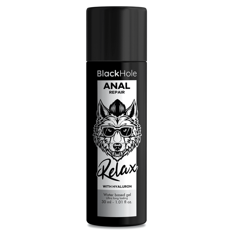 BLACK HOLE - ANAL REPAIR WATER BASED RELAX WITH HYALURON 30 ML - Kink&Play