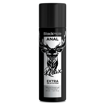 BLACK HOLE - GEL SILICONE BASE ANAL DILATION 30 ML - Kink&Play