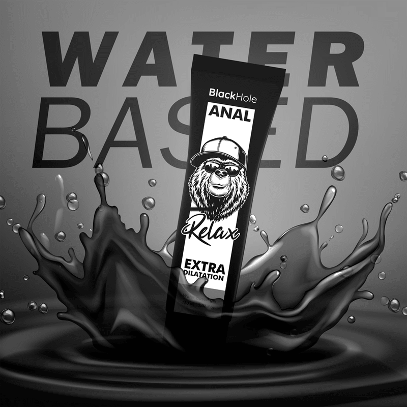 BLACK HOLE - WATER BASE GEL ANAL DILATION 150 ML - Kink&Play