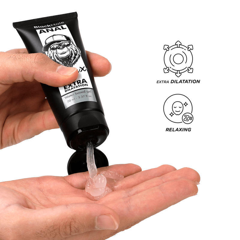 BLACK HOLE - WATER - BASED ANAL DILATION GEL 70 ML - Kink&Play