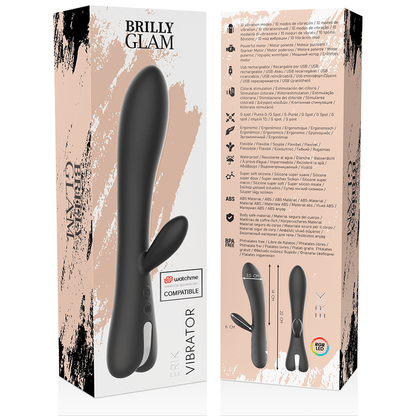 BRILLY GLAM - ERIK VIBRATOR WATCHME WIRELESS TECHNOLOGY COMPATIBLE - Kink&Play