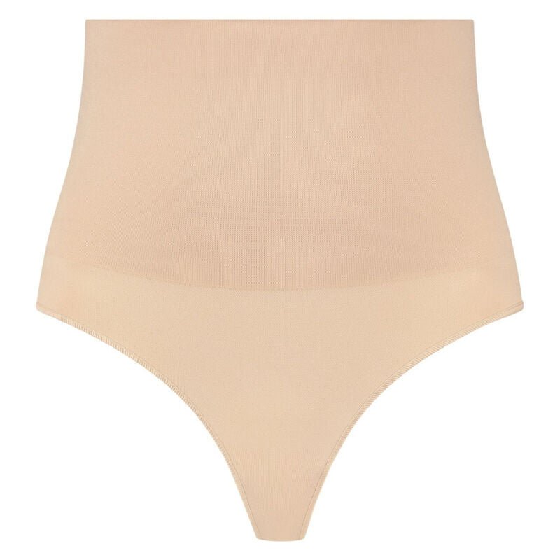 BYE - BRA - THONG STYLE SEAMLESS GIRDLE BEIGE SIZE S - Kink&Play