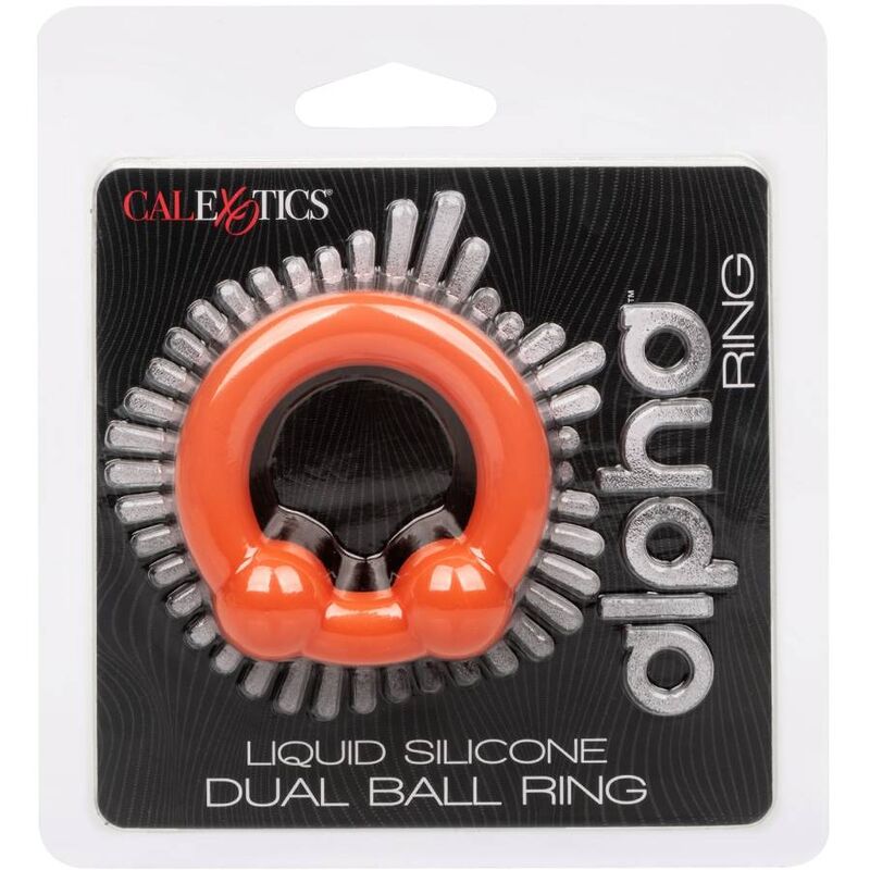 CALEXOTICS - ALPHA DUAL BALL RING ORANGE - Kink&Play