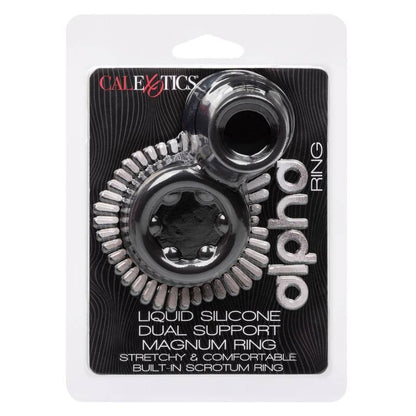 CALEXOTICS - ALPHA DUAL MAGNUM RING BLACK - Kink&Play