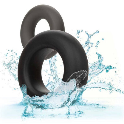 CALEXOTICS - ALPHA PROLONG SET OF 2 RING GREY - Kink&Play