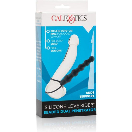 CALEXOTICS - BEADED DUAL PENETRATOR BLACK - Kink&Play